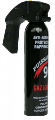 Ręczny miotacz gazu CS, spray 300ml