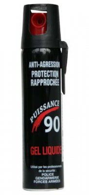 Ręczny miotacz gazu CS, żel 75ml Ręczny miotacz gazu CS, żel 75ml